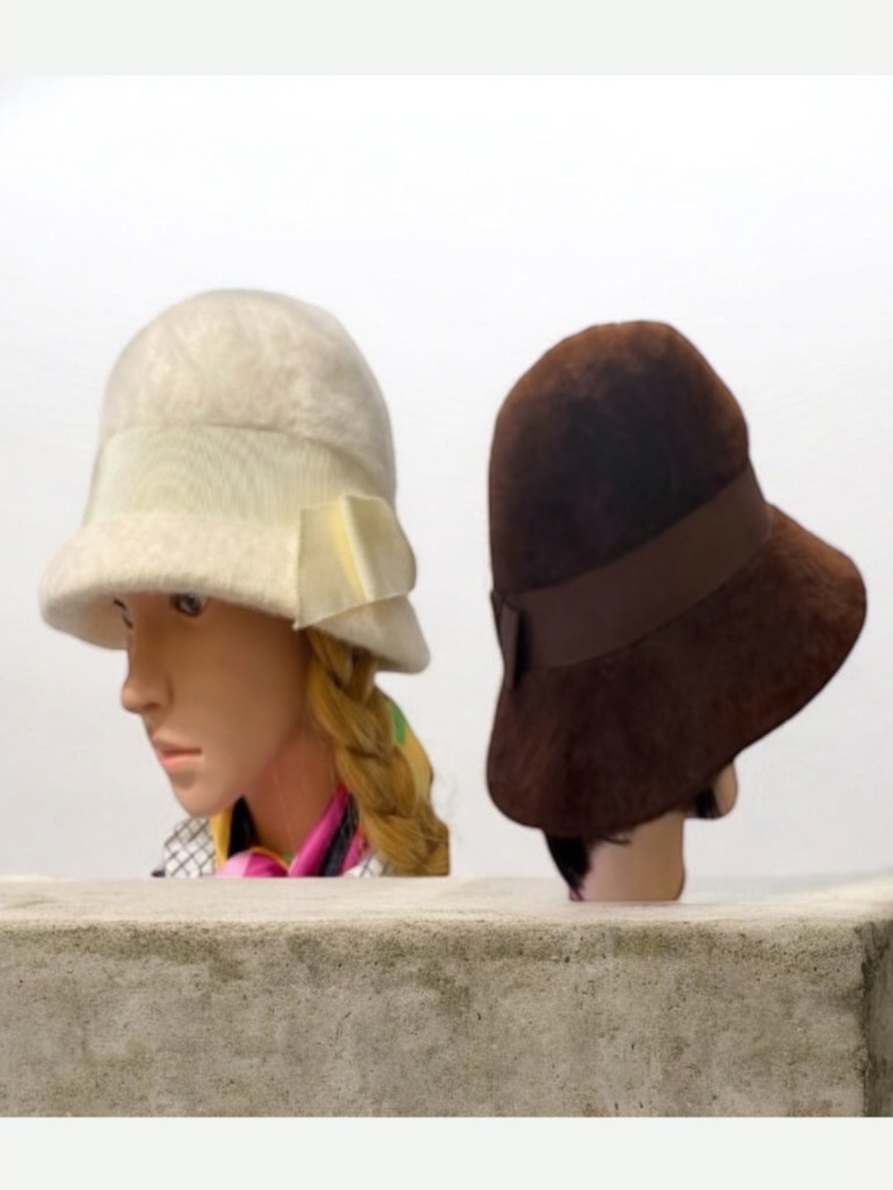 NWOT KANGOL 2 England Made Super Angora Bucket Hat